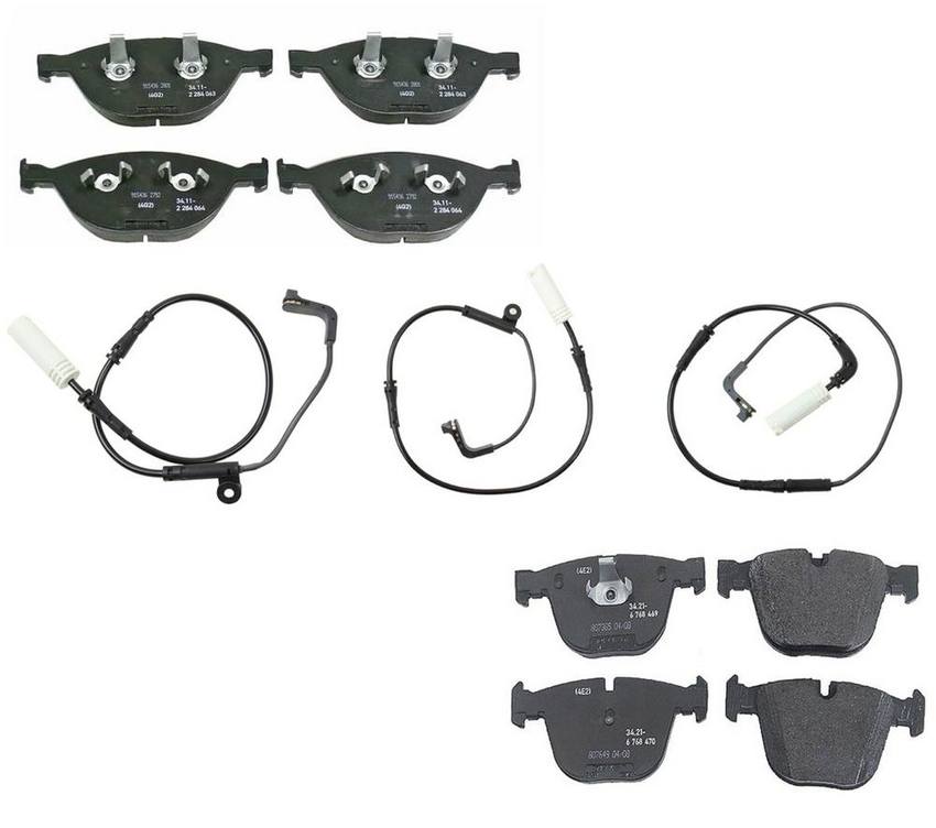 BMW Disc Brakes Kit - Pads Front and Rear